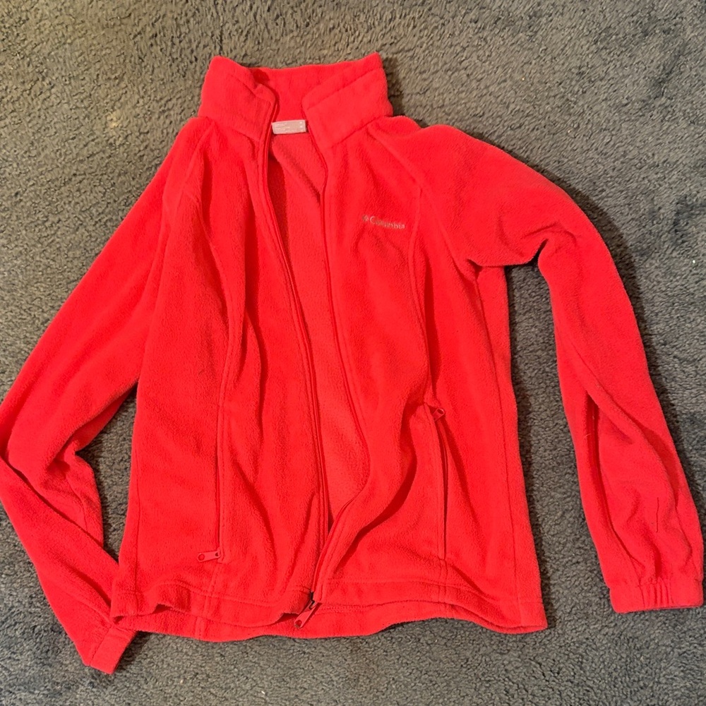 Columbia Vibrant Coral Fleece Jacket
